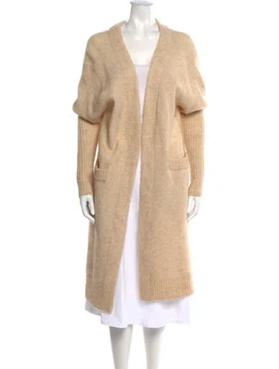 Pre-owned Acne Studios Open Front Sweater In Neutral