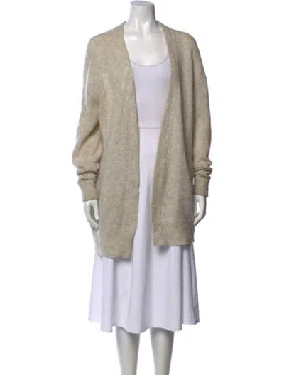 Pre-owned Acne Studios Open Front Sweater In Neutrals