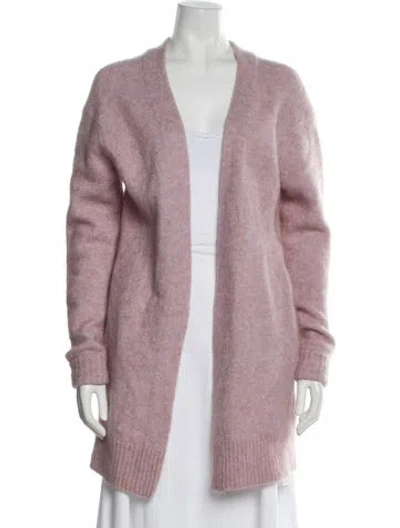 Pre-owned Acne Studios Open Front Sweater In Purple