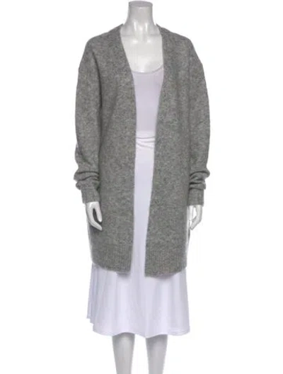 Pre-owned Acne Studios Open Front Sweater W/ Tags In Gray