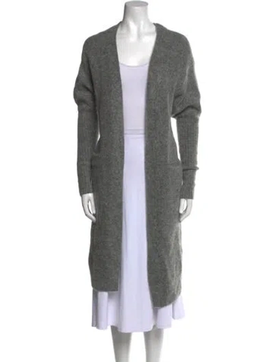 Pre-owned Acne Studios Open Front Sweater W/ Tags In Gray