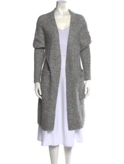 Pre-owned Acne Studios Open Front Sweater W/ Tags In Gray