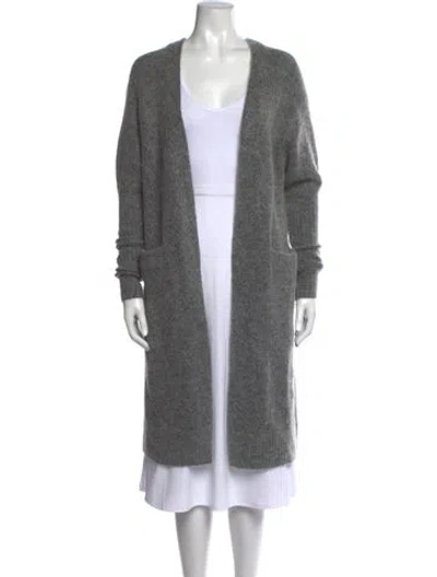 Pre-owned Acne Studios Open Front Sweater W/ Tags In Grey