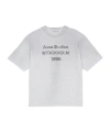 Acne Studios Exford 1996 Mélange Cotton T-shirt In White