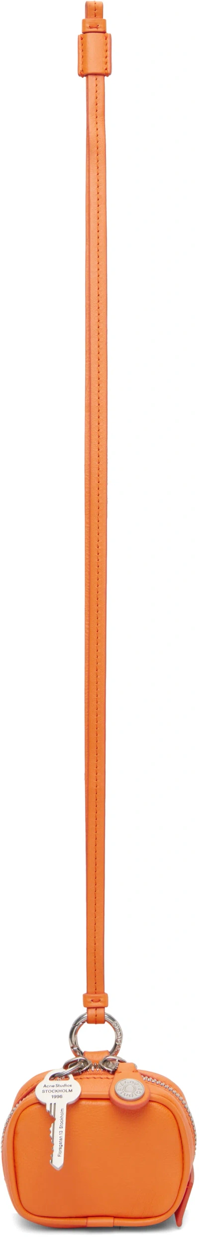 Acne Studios Orange Camero Clip Headphones Case