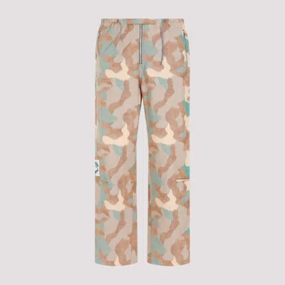 Acne Studios Camouflage Logo-patch Cargo Pants In Multicolour