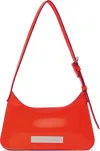 Acne Studios Orange Platt Micro Shoulder Bag In Bq7 Neon Red