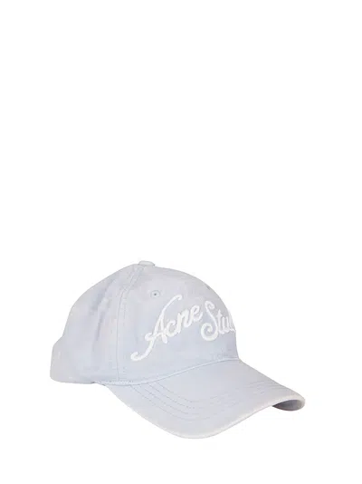 Acne Studios Carliy Venice Logo-embroidered Baseball Cap In White