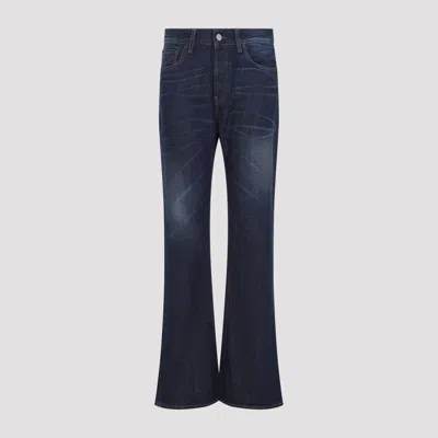 Acne Studios Organic Cotton Deep Dive Jeans For Women In Blue