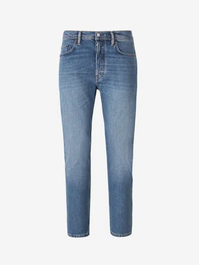 Acne Studios Men Organic Cotton Skinny Jeans In Multi