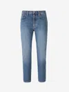 Acne Studios Skinny-fit Faded Denim Jeans In Blue