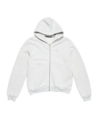 Acne Studios Organic Cotton Hoodie In White