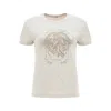 Acne Studios Etza Printed Cotton Jersey T-shirt In Grey