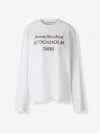 Acne Studios Organic Cotton T-shirt In White