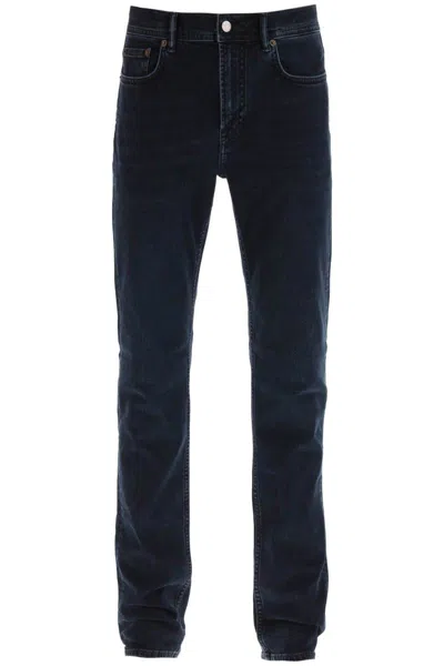 Acne Studios Organic Denim Slim Jeans In Blu