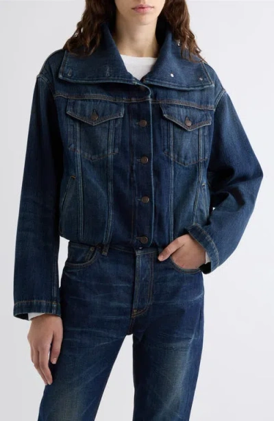Acne Studios Orim Yoyogini Denim Jacket In Blue