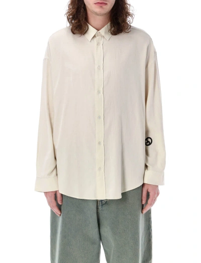 Acne Studios Over Casual Shirt In White
