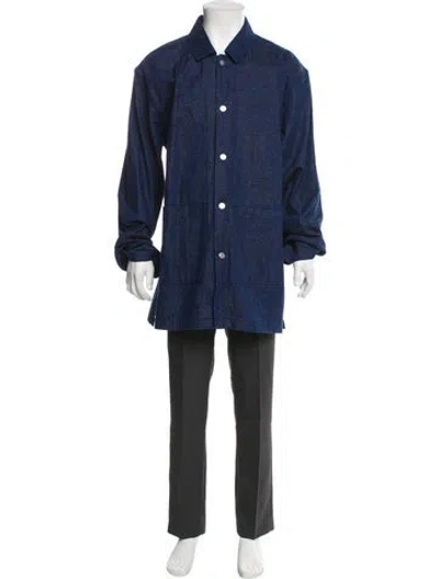 Pre-owned Acne Studios Overcoat In Blue