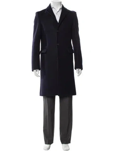 Pre-owned Acne Studios Overcoat In Blue