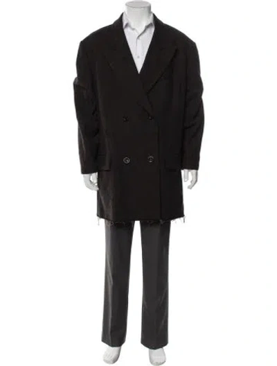 Pre-owned Acne Studios Overcoat In Gray