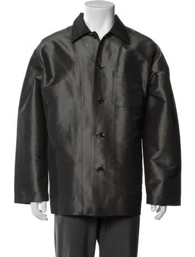 Pre-owned Acne Studios Overcoat In Green