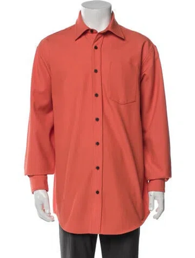 Pre-owned Acne Studios Overcoat In Orange