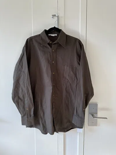 Pre-owned Acne Studios Overshirt In Brown