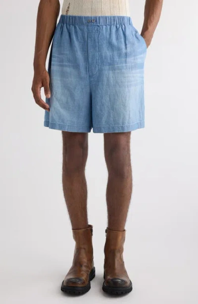 Acne Studios Acen Studios Shorts Men In Blue