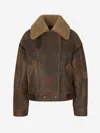 Acne Studios Oversize Double Face Jacket In Brown
