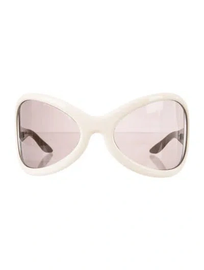 Pre-owned Acne Studios Oversize Tinted Sunglasses In Neutral