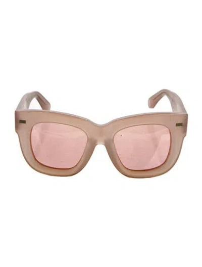 Pre-owned Acne Studios Oversize Tinted Sunglasses In Pink