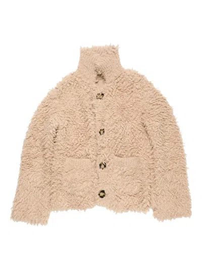 Acne Studios Oversized Cardigan In Neutral