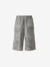 Acne Studios Gray Cargo Shorts In Gray
