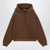 ACNE STUDIOS ACNE STUDIOS OVERSIZED CHOCOLATE-COLOURED SWEATSHIRT