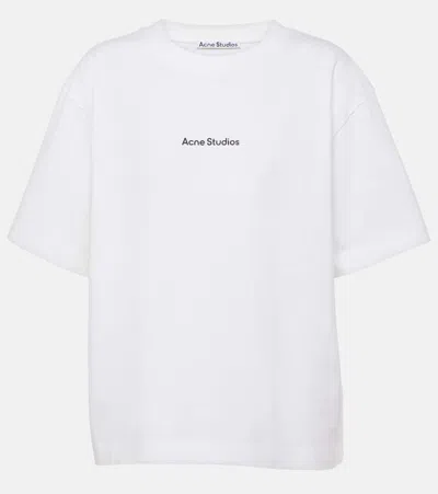 Acne Studios Oversized Cotton T-shirt In White