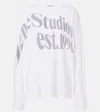 Acne Studios Oversized Cotton-blend Jersey T-shirt In White