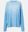Acne Studios Oversized Cotton-blend T-shirt In Multi