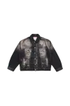 Acne Studios Oversized Denim Jacket Black