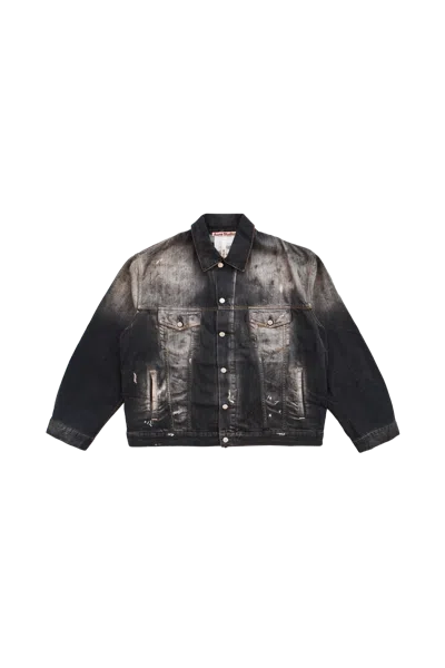 Acne Studios Oversized Denim Jacket Black