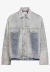 Acne Studios Oversized Denim Jacket In Blue