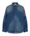 Acne Studios Oversized Denim Jacket In Blue