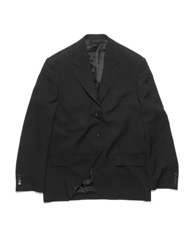 Acne Studios Oversized Single-breasted Blazer In Black
