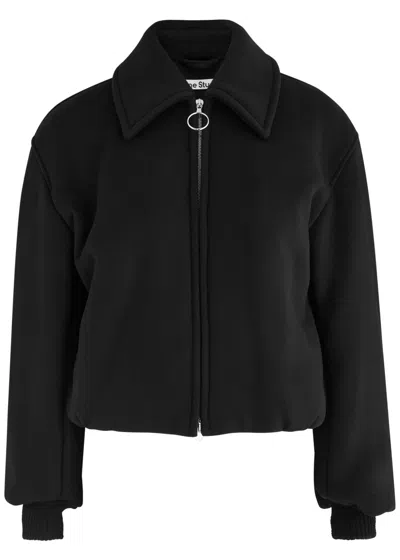 Acne Studios Owella Wool Jacket In Black