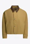 Acne Studios Beige Organic Cotton Jacket In Nude