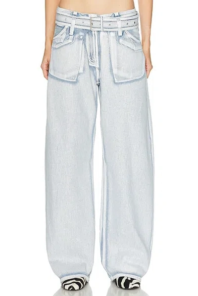 Acne Studios Page Blue Shadow Wide Leg