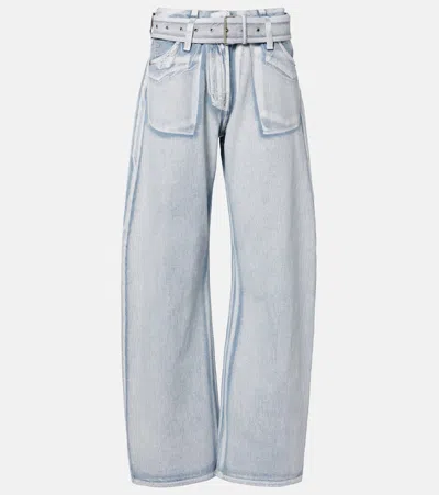 Acne Studios Page Wide-leg Jeans In Blue