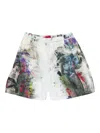 Acne Studios Fluid Printed Bermudas In Multi