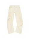 Acne Studios Paint-splatter Distressed Jeans In Neutral
