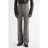 Acne Studios Palvin Check Wool Mouline Trousers In Multi