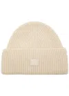 Acne Studios Fn-ux Beanie -  - Wool - Oatmeal In Cream